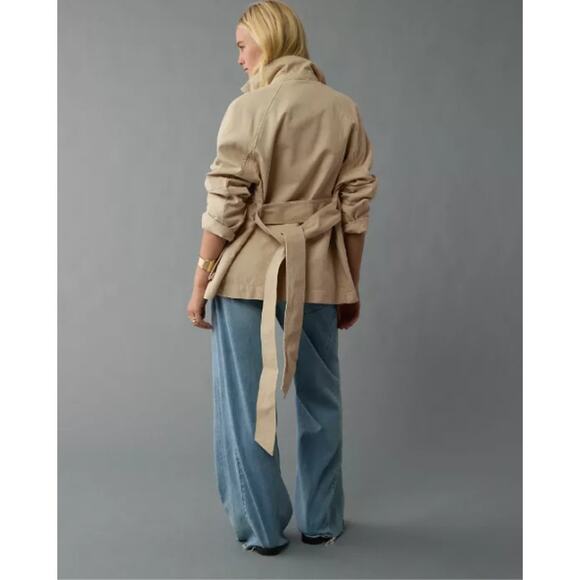 AE American Eagle SZ M/L 100% Cotton Canvas Barn Jacket Chore Coat NWOT - Picture 9 of 9